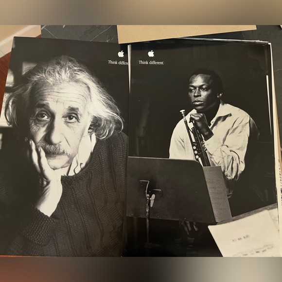 FULL SET of 1998 Apple “Think Different” Posters with original box and paperwork - Picture 6 of 10